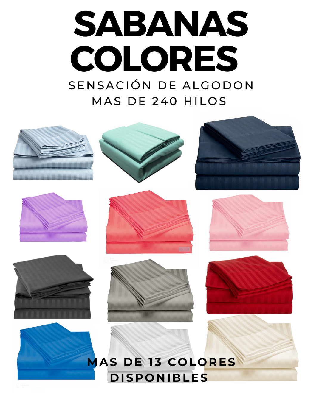 Juego De Sabanas Doble 140 Ultrasuave